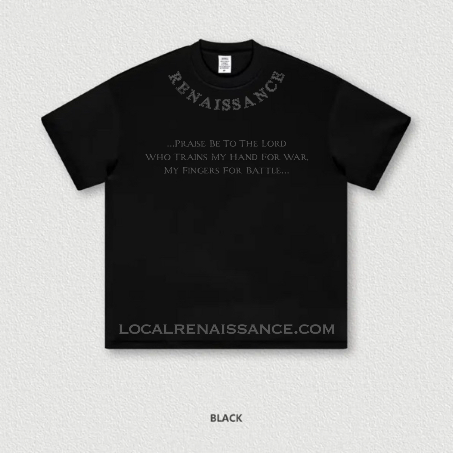 "Train For War" Oversized T